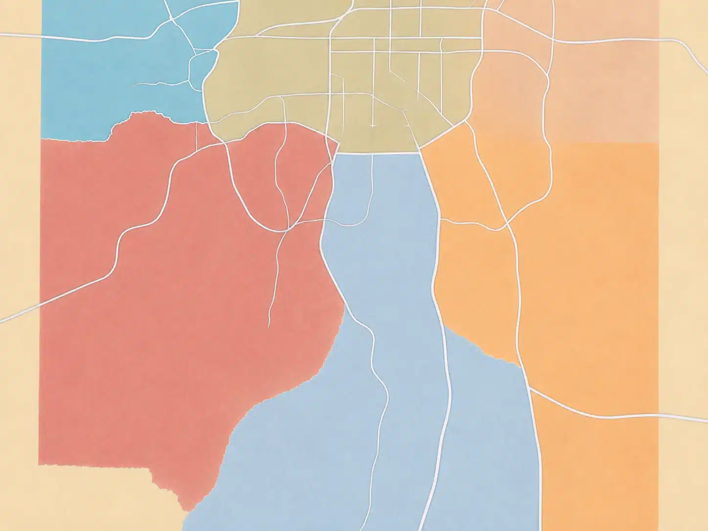 CA Carpentry Service Areas Map